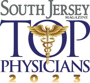 Logo for South Jersey Magazine Top Physicians 2023